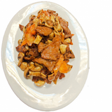 152. Телешко с гъби печурки (700г)