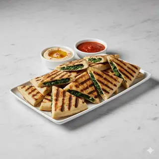 Combinado arayes espinacas