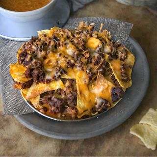 Beef Chilaquiles Nachos