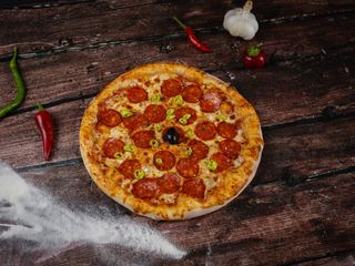 Pizza Arabbiata + Coca-Cola