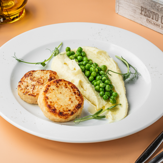 Котлети з пюре і горошком   (120/60  г)