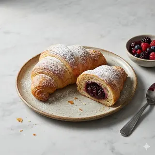 Cornetto marmellata frutti di bosco