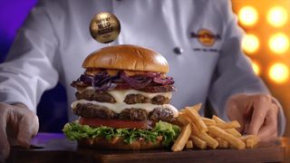 Messi Burger c/ Batatas