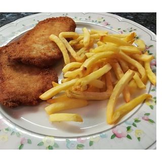 Escalopa De Ternera Con Patatas