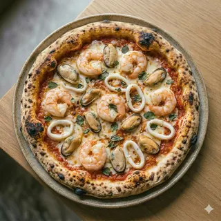 Pizza Frutos Del Mar 33 Cm.