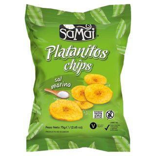 Samai Platanitos chips sal marina 75g
