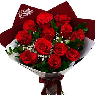 Ramo 12 Rosas Rojas