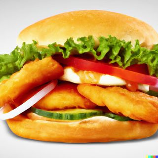 Пилешки бургер (250г)