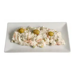 Ración de ensaladilla de bocas de mar