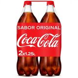 Coca Cola Pack 2 Botellas 1,25 L.