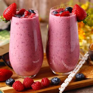 smoothie fruits rouges