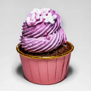 Cupcakes cacao e violetta - 1 pezzo