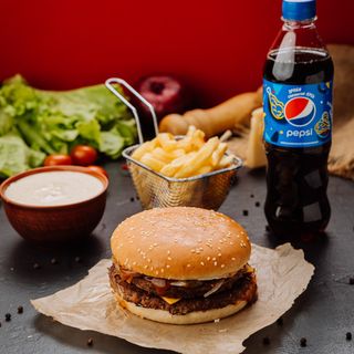 Дабл Чізбургер меню