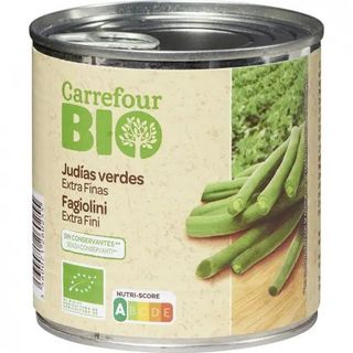Judia Verde Carrefour Bio Lata Paso Neto 400 Gr.
