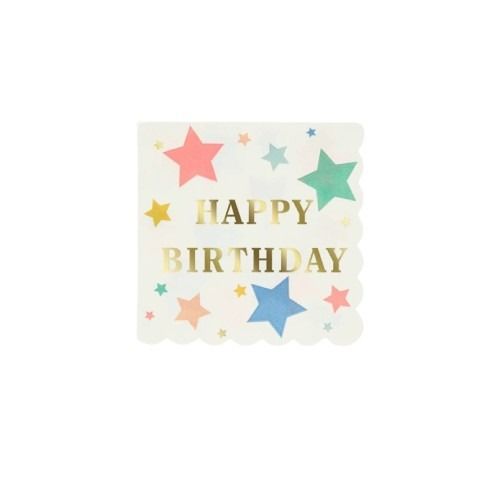 Servilletas papel Happy birthday