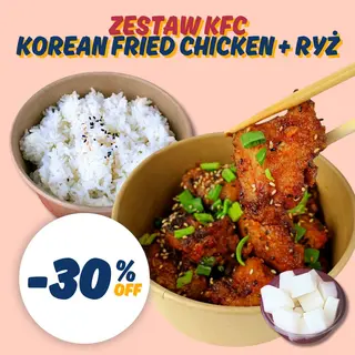 Soy garlic chicken i ryż