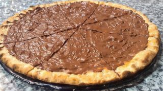 Pizza con nutella