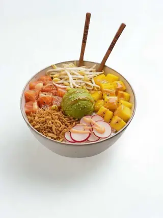 Salmon Peas Pleaser Poke