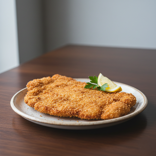 Snitel pane din piept de pui