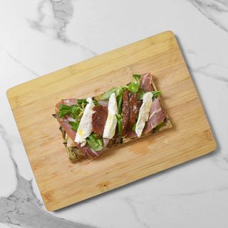 Melanzane, crudo e bufala - 4 tranci