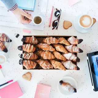 Bandeja croissants