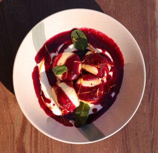 Сирники ягідні з цедрою апельсина