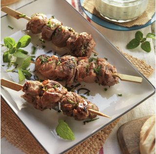 Pollo o cordero sekuwa