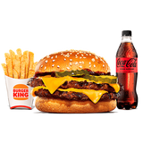 Menú Doble Cheeseburger BBQ Grande