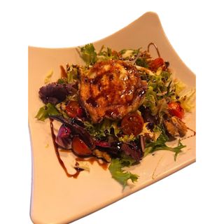 Ensalada Templada De Queso De Cabra