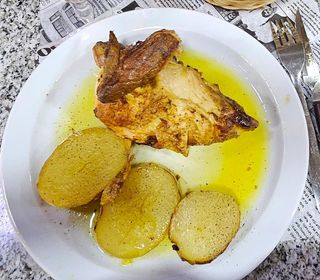 Pechuga De Pollo Con Patata