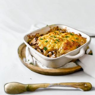 Gratin Poulet Champignons