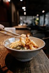 Соба з темпурою із тигрової креветки (450г)