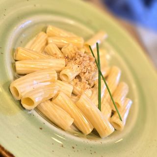 Rigatoni Amb La Pòquer De Formatges