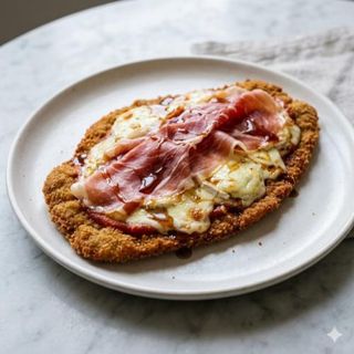 Milanesa Con Queso De Cabra Y Serrano