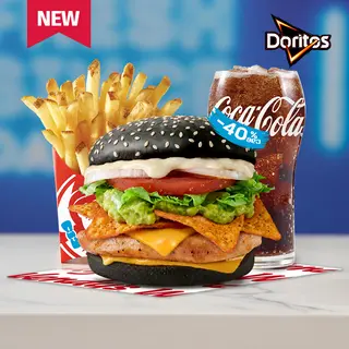 Doritos ბურგერი გრილის ქათმით კომბო