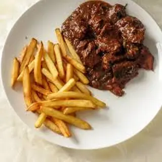 Beef + chips