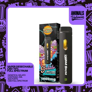 Vaper Desechable Gelato 70% CBD 2Ml