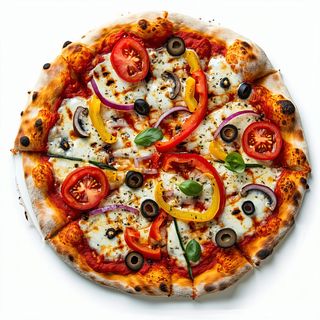 Pizza con verdure