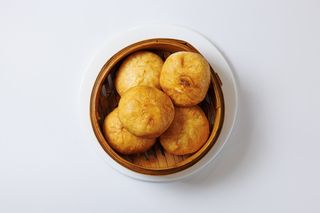 Жареные манты джусай/мясо 5шт. 