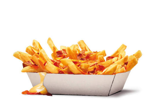 Patatine cheddar e bacon