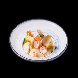 137. Gnocchi di riso con frutti di mare