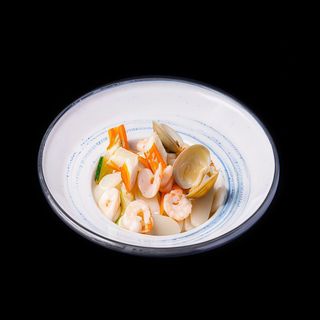 137. Gnocchi di riso con frutti di mare