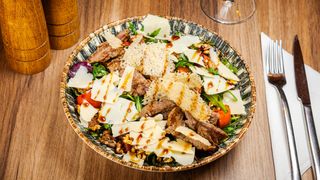 Salată cu mușchi de vită