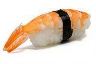 Gluten free - ebi nigiri - 2 pezzi - gambero cotto