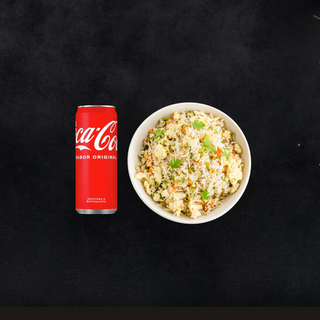 EGG FRIED RICE+ 1Coca-cola Lata