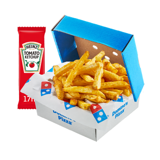 Frytki Box z ketchupem