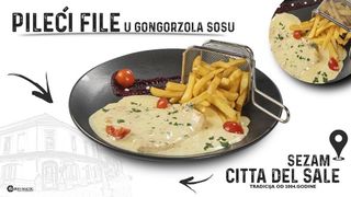 Piletina u Gorgonzola sosu 200 gr