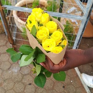 10 Stems of Yellow Roses Bunch