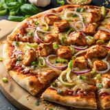 Chicken Hawaiian pizza