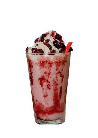 Milkshake cu fructe de padure